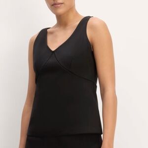 Everlane The Dream V-Neck Black‎ Top Sz XL